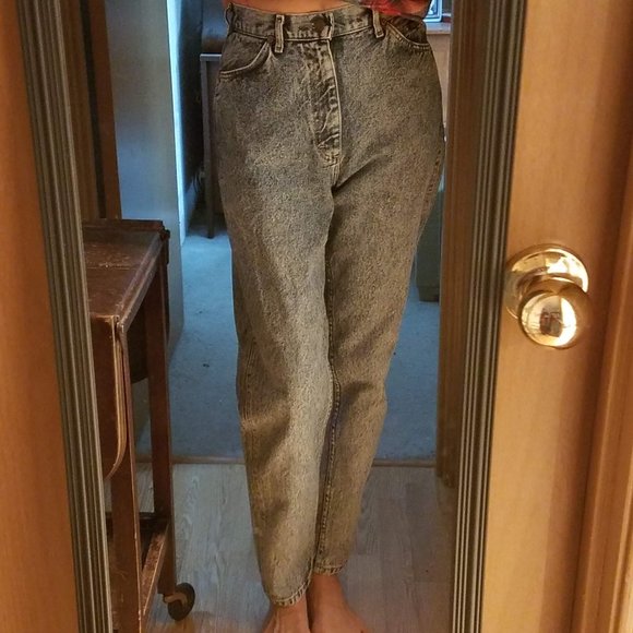 Vintage 80s Lee Stone Washed Jeans - Picture 11 of 13